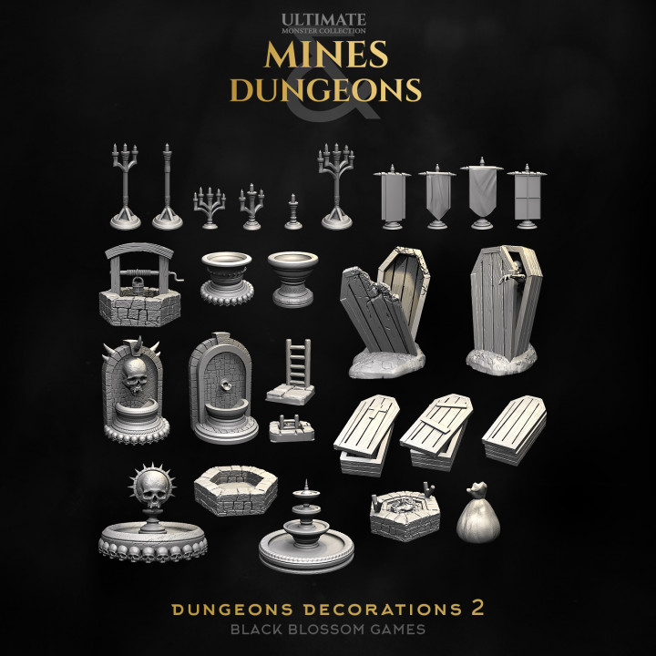 Dungeon Decorations II :: Black Blossom Games