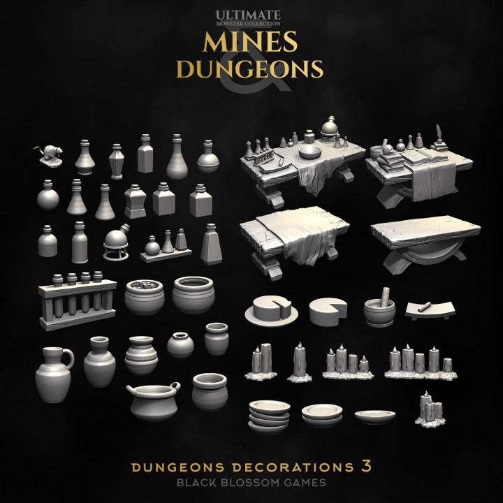 Dungeon Decorations III :: Black Blossom Games image