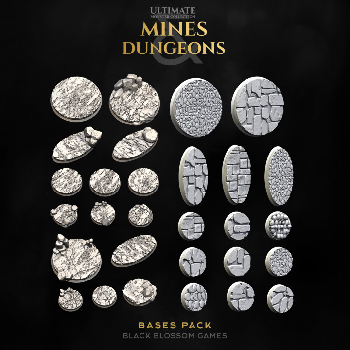 TΧAD03 Mine & Dungeon Bases :: Black Blossom Games