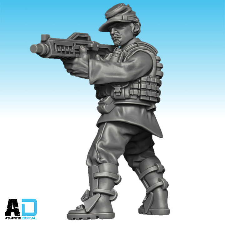 3D Printable Death Fields Rebel Yell by Wargames Atlantic