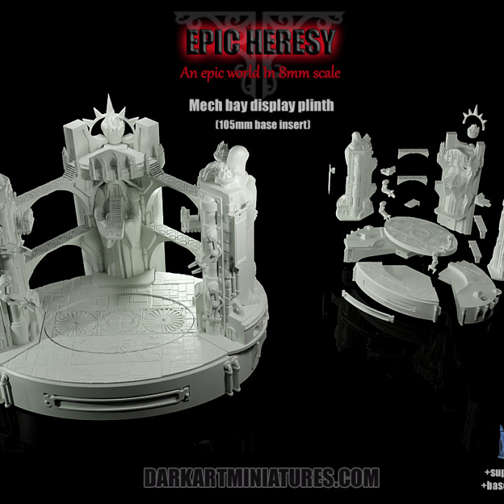 Epic Heresy: Mech Bay Display Plinth image