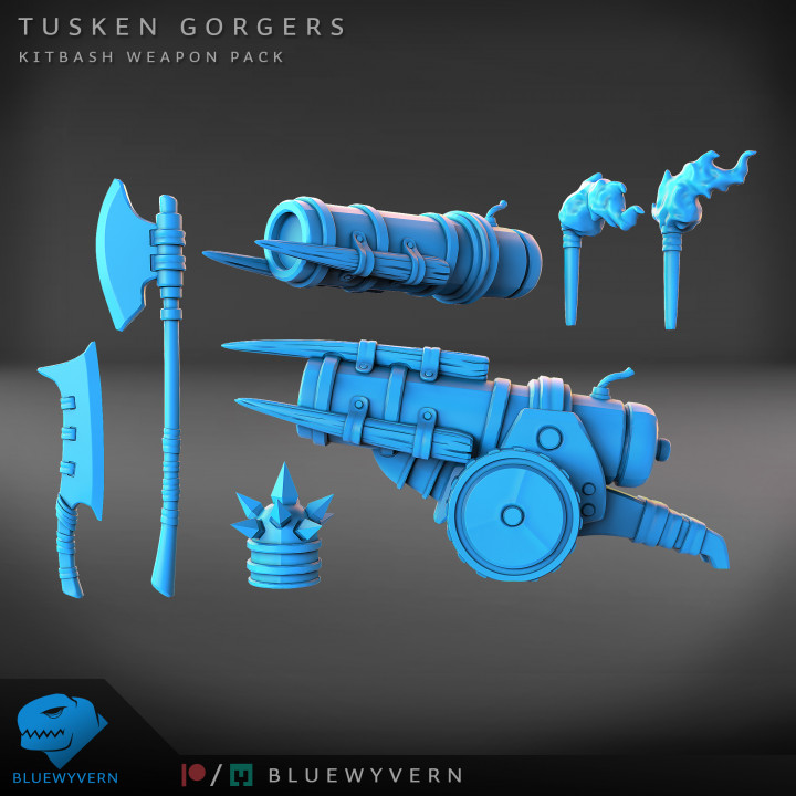 Tusken Gorgers - Kitbash Weapon Pack