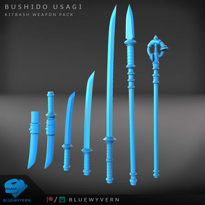 Bushido Usagi - Kitbash Weapon Pack A image