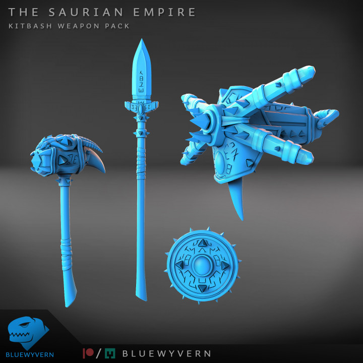 The Saurian Empire - Kitbash Weapon Pack A image