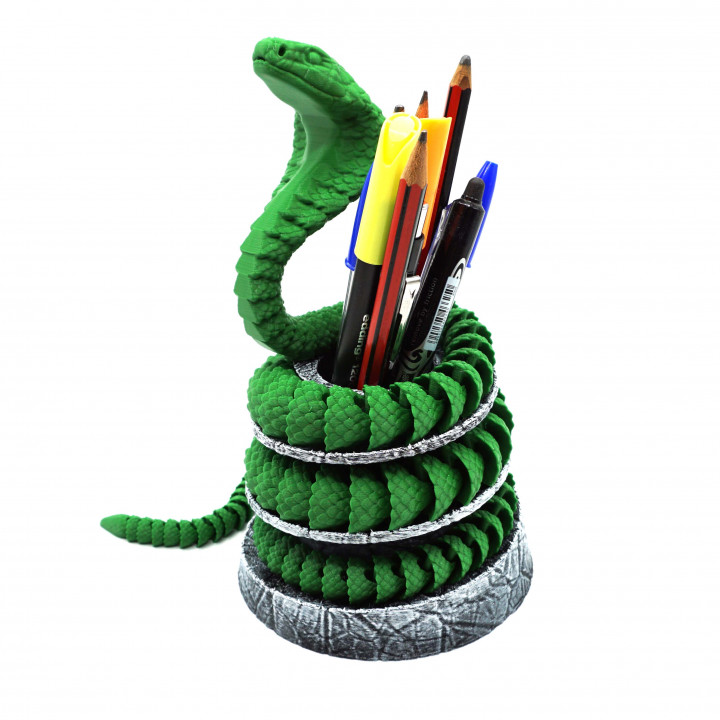 Articulated Cobra + Pencil Holder image