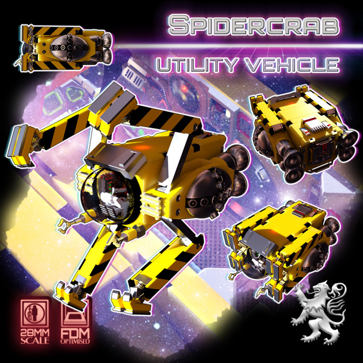 Spidercrab 28mm Space Utility Vehicle image