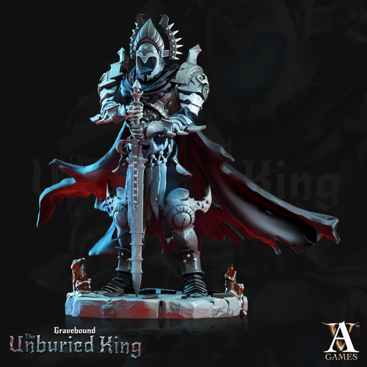 3D Printable Gravebound - The Unburied King - Bundle by