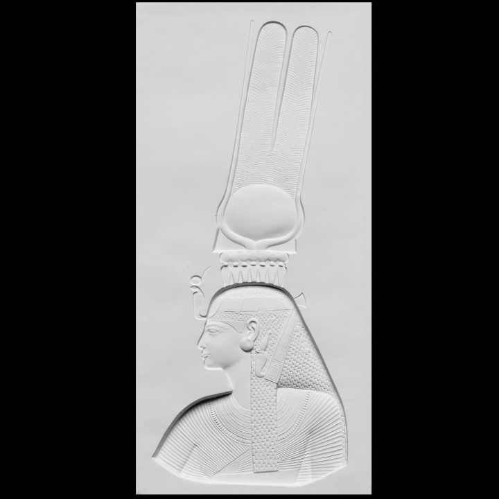 Section of a Relief. Daughter of Ramses II or a Queen image