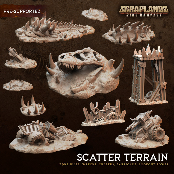 Scatter Terrain - Dark Gods Scraplandz