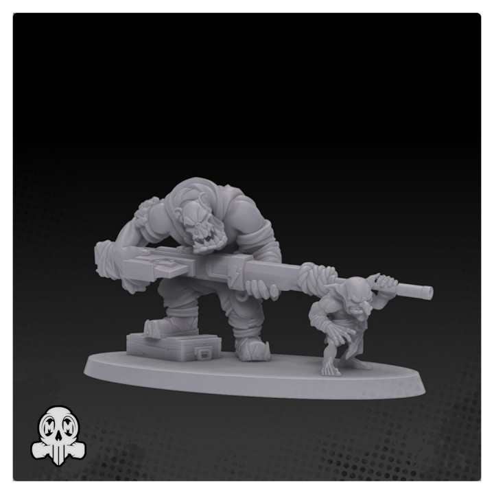Orc Sniper Boss and Goblin Sidekick Kit image
