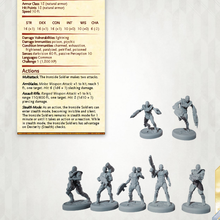 Ironside Soldiers - 5e