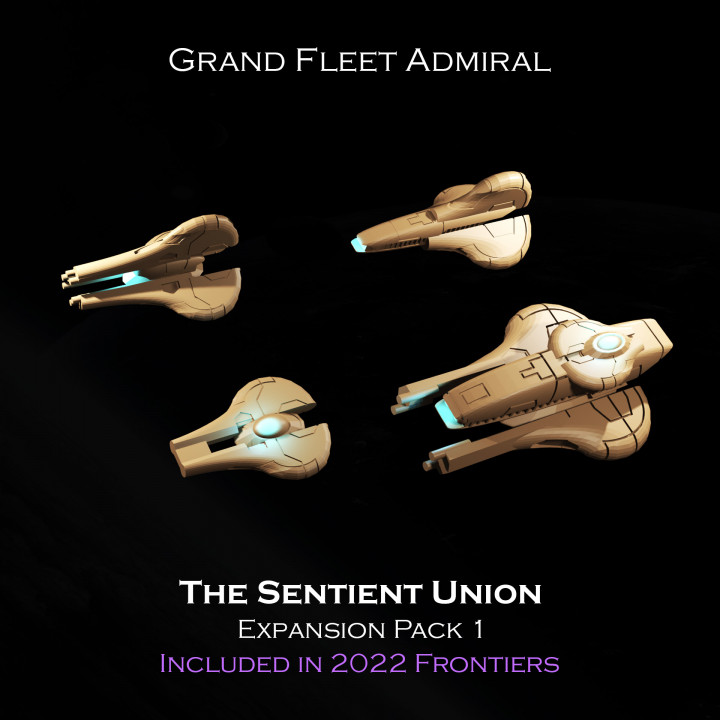 SCI-FI Ships Expansion Pack 1 - Sentient Union - Presupported image