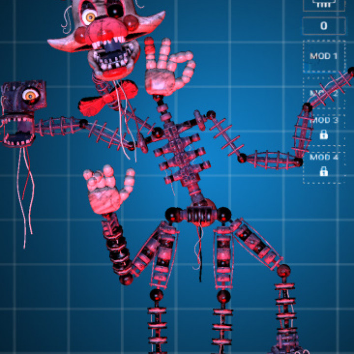 3d Printable Mangle Fnaf Ar By Venicia Yubeta