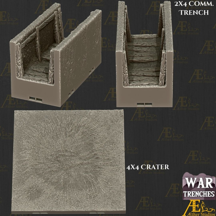 AEPWAR01 - War Trenches image
