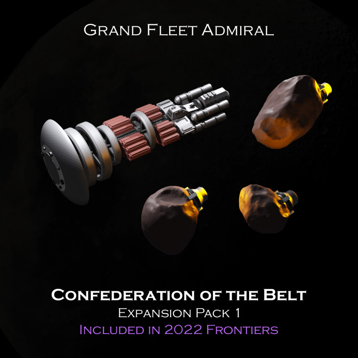 SCI-FI Ships Expansion Pack 1 - Confederation of the Belt - Presupported image