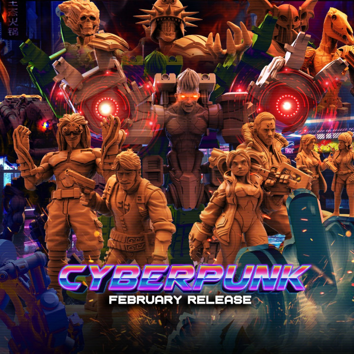 FEBRUARY 2023 TRIBES - CYBERPUNK RELEASE image