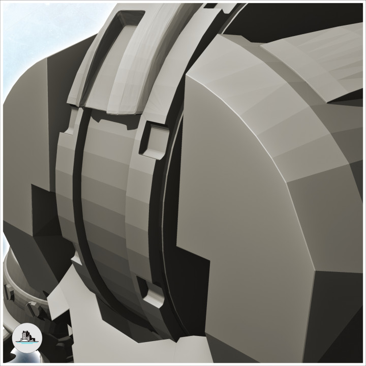 Tuhbium combat robot (5) - Future Sci-Fi SF Post apocalyptic Tabletop Scifi