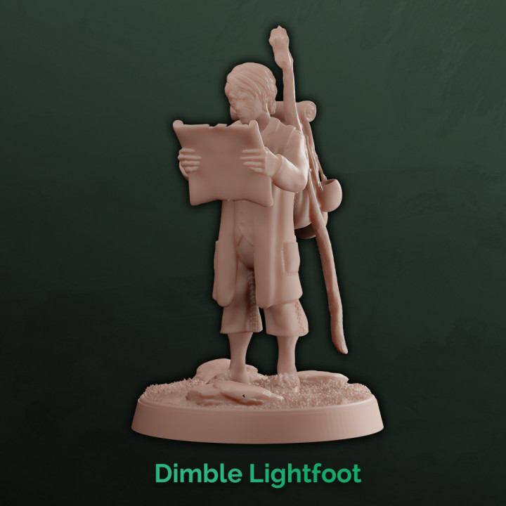 Dimble Lightfoot - Halfling Rogue