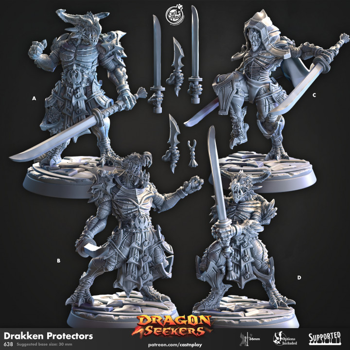 Drakken Protectors (Pre-Supported) image