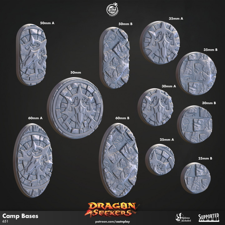 Dragonian Camp Bases (Pre-Supported) image
