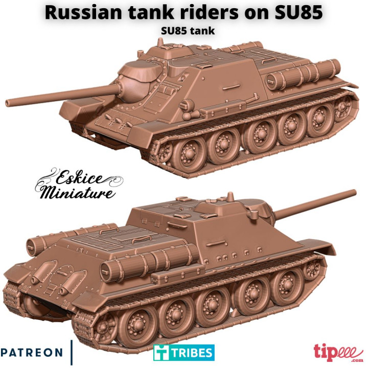 SU85 Tank - 28mm image