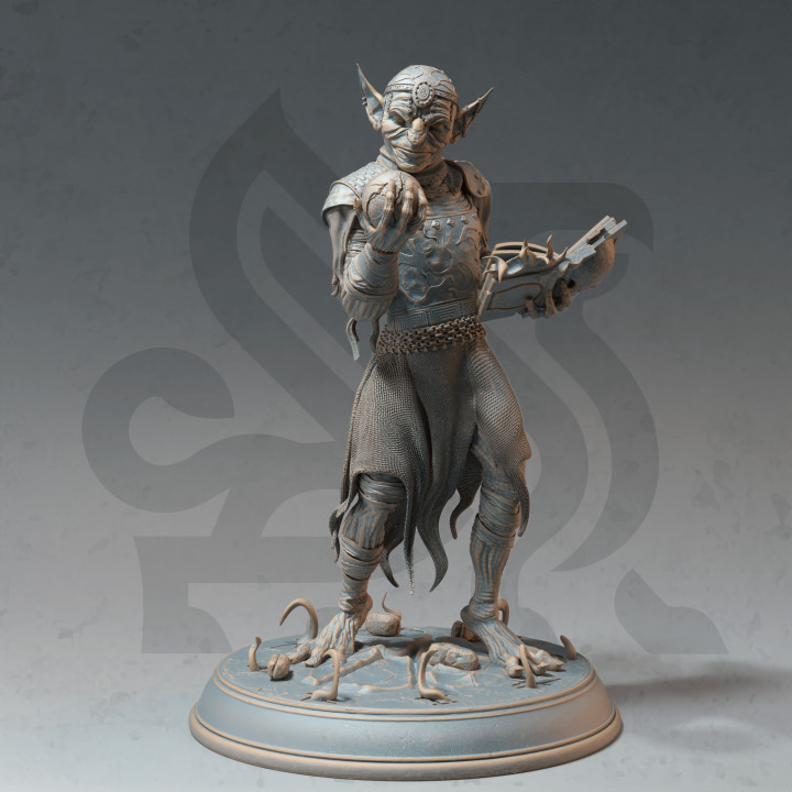 3D Printable Mana Goblin Trio - Alchemist, Sorcerer, Loot by DM Stash