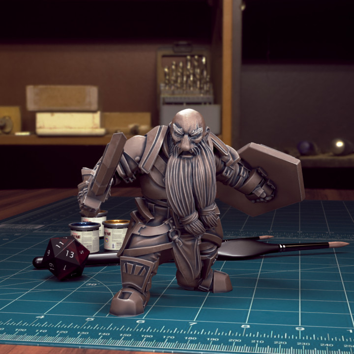 Dwarven Guard 02 [Pre-Supported]