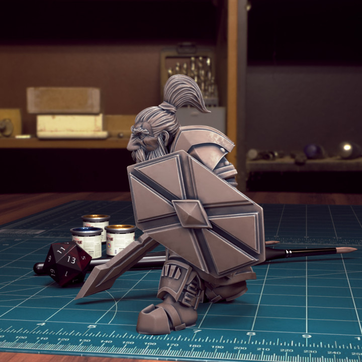 Dwarven Guard 06 [Pre-Supported]