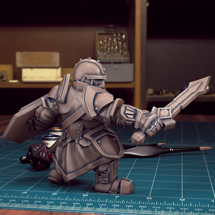 Dwarven Guard 07 [Pre-Supported]