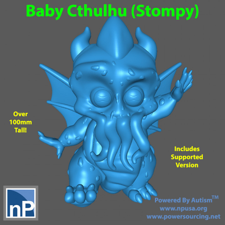 Baby Cthulhu, version 1 image