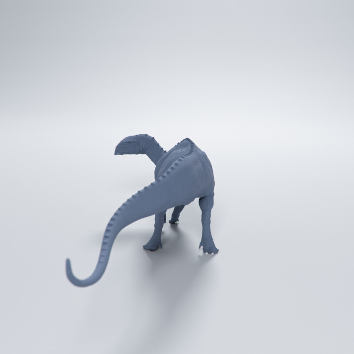 Tenontosaurus turning 1-35 scale pre-supported dinosaur