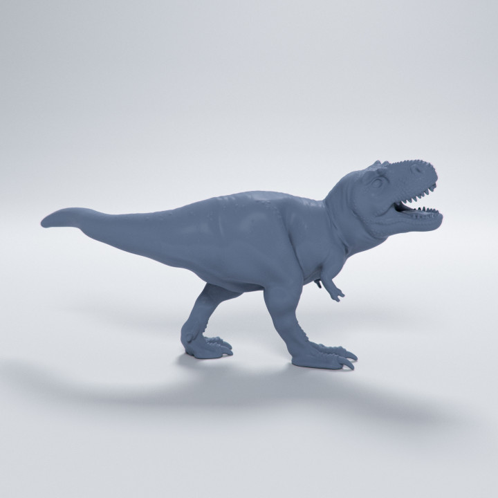 Tyrannosaurus Rex walking cute dino - pre-supported