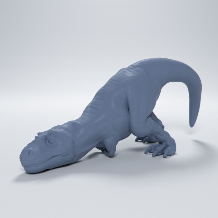 Tyrannosaurus Rex lazy cute dino - pre-supported