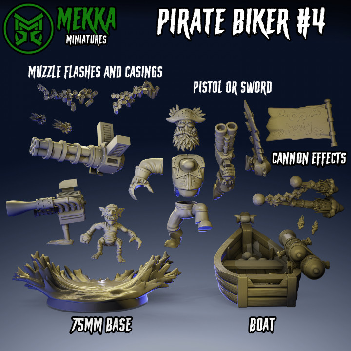 Pirate Biker Set image