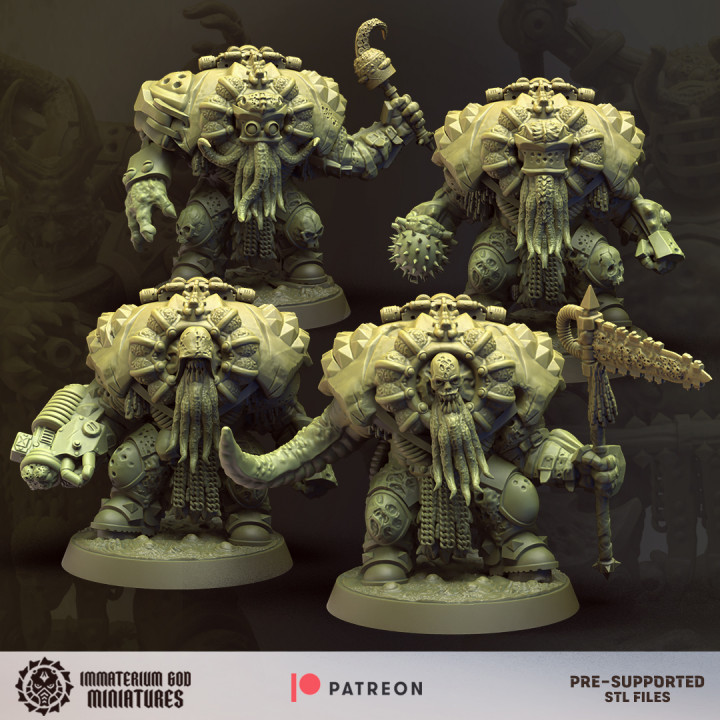 Afflicted guardians set (4 models) image