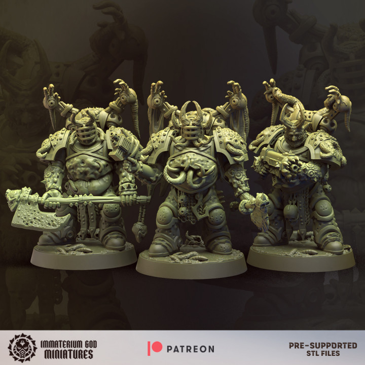 Decay soldiers Set 1 - Warriors image