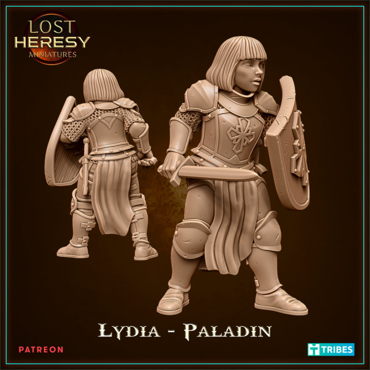 Female Paladin Lydia