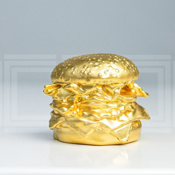 3D printed burger image