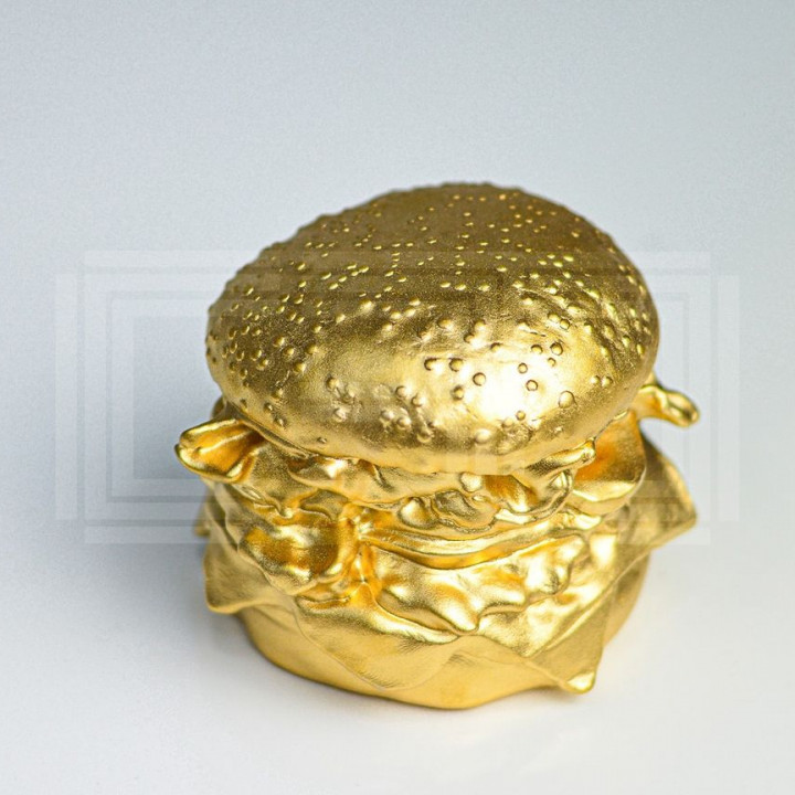 3D printed burger image