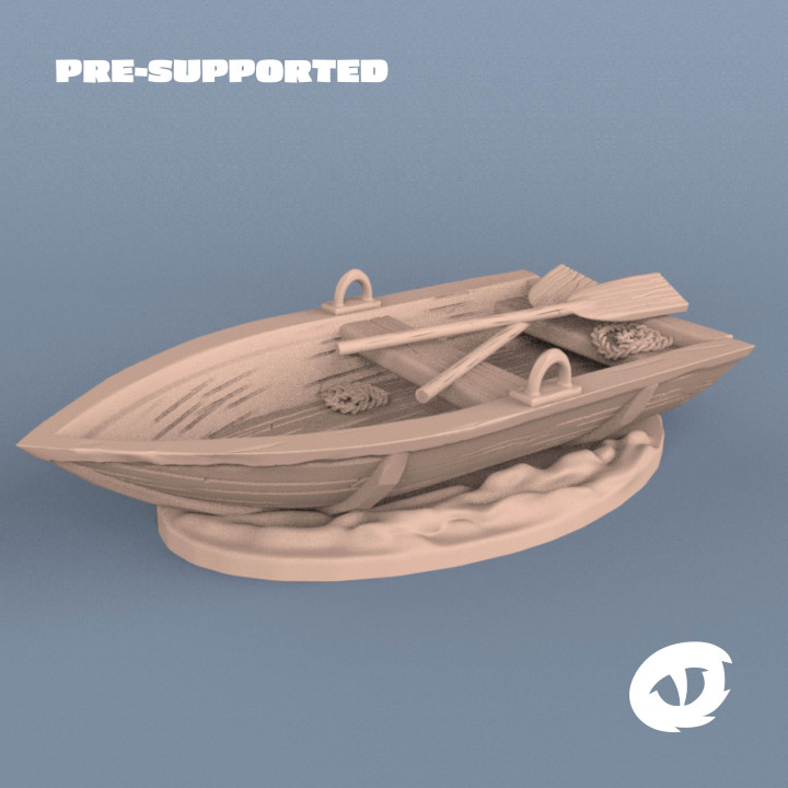 Wooden Row Boat