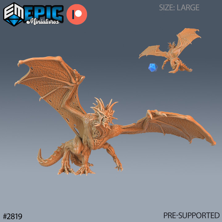 War Drake Prowling / Legendary Dragon / Winged Mountain Encounter / Dragonborn Beast / Draconic Army image
