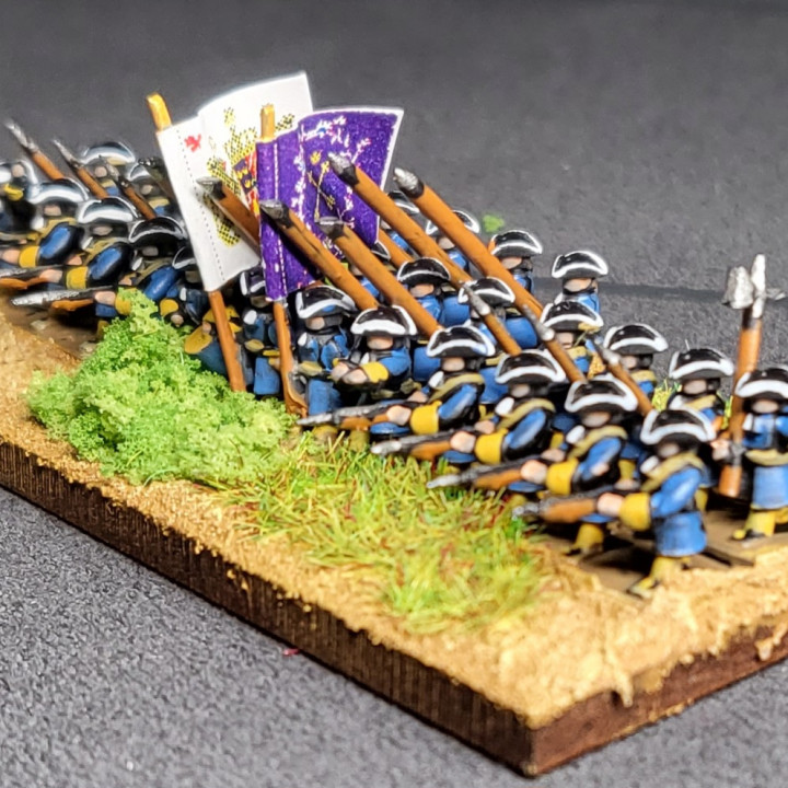 6mm XVIII INFANTRY TRICORN PIKEMEN