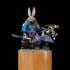 Rabbitfolk Warrior - Coiled Strike, Guanghan Swordsman (Pre-Supported) print image