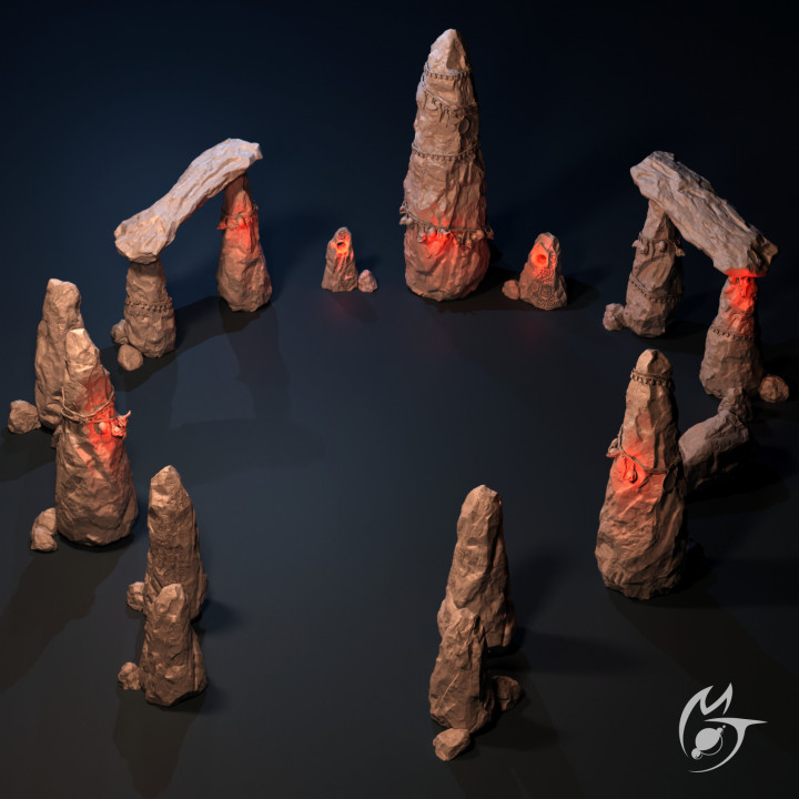 Tribal Circle of Stone - Scatter Terrain image