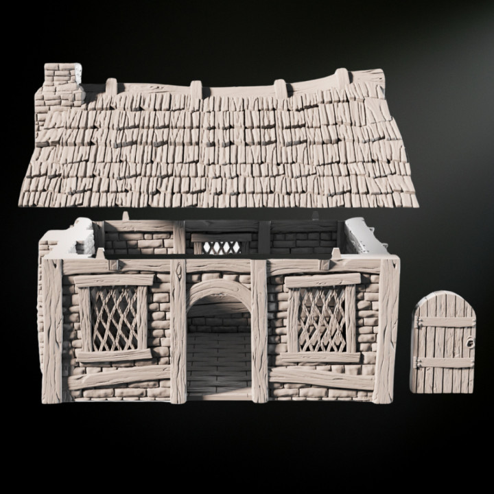 Medieval Fantasy Cottage House 1 image