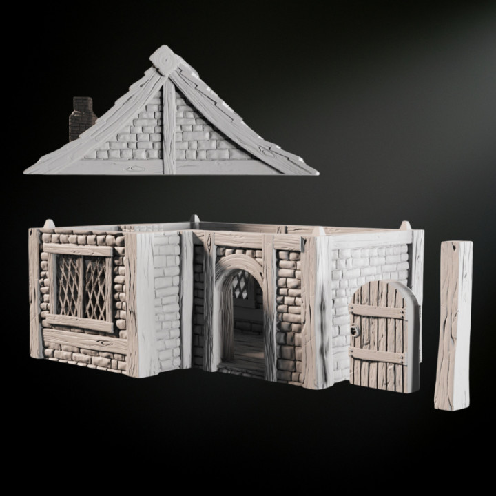 Medieval Fantasy Cottage House 3 image