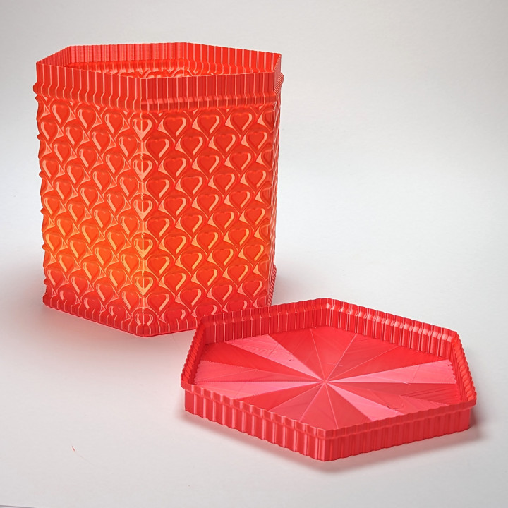 Candy Hearts Gift Boxes (vase mode and regular)