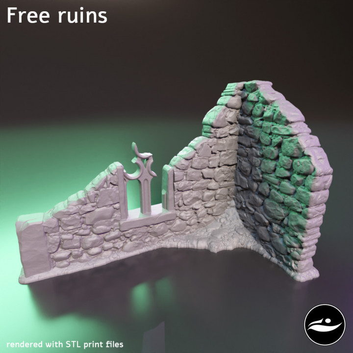 Free corner ruins image