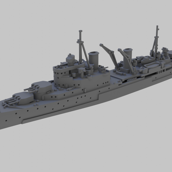 WW2 Royal Navy Fiji (Crown Colony) class Cruiser