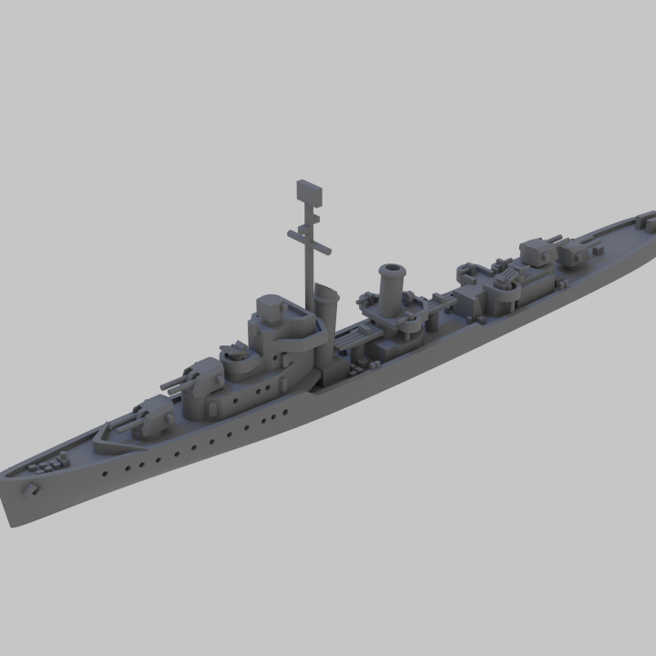 WW2 United States Navy Porter class Destroyer